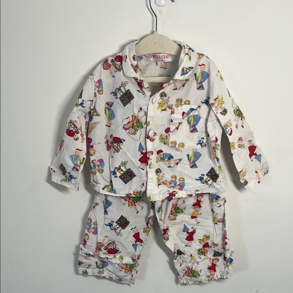 Powell Craft Colorful Kids Pajama Set with Playful Print